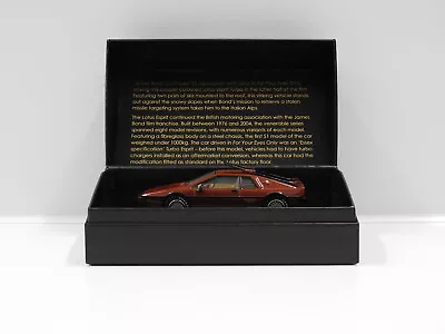 1:36 Lotus Esprit Turbo - James Bond  For Your Eyes Only  Corgi CC04705 • $88.36