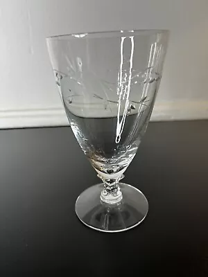 Vintage Fostoria Glass NOSEGAY Iced Tea Water Stemware Glassware Etched Crystal • $16