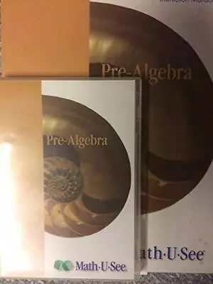 Pre-Algebra Instruction Manual By Steven P. Demme (hardcover) • $1.99