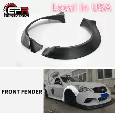 For Infiniti G37 TP Style FRP Wide Body Kits Front Fender Flares Mudguards Trim • $439