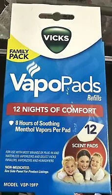 Vicks Menthol Vapors Scent Pad Replacements 12 Pads • $10