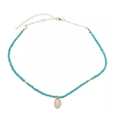 Trendy Turquoise For Necklace For Women Winter Costume Decors Cha • $8.24