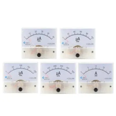 85C1 0-100μA DC Analog Panel AMP Microamp Meter For Current Measurement • $9.31