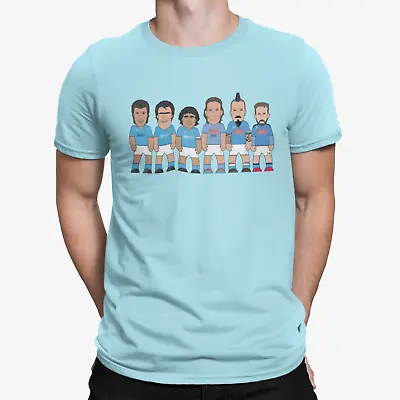 NAPOLI Football Legends VIPwees Mens T-Shirt Maradona Naples Eco Friendly Gift • $17.39