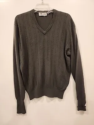 Vintage Pebble Beach Sportswear Sweater Crew Neck Mens XL Grey Retro 80s • $13.49