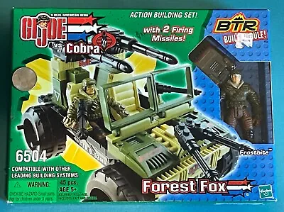 GI JOE Vs. Cobra Forest Fox Action Building Set With Frostbite #6504 2002 Hasbro • $15.25