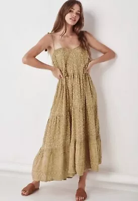 $139 • Buy Spell Wild Thing Strappy MIDI Dress Size S