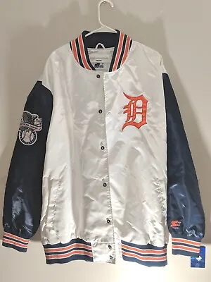 Starter Detroit Tigers Snap Down Jacket  Mens 4XL XXXXL New NWT Excellent • $72.20