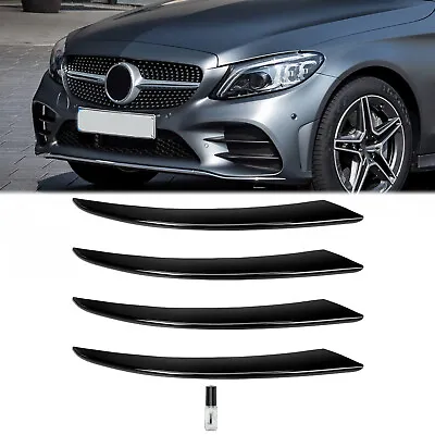 Front Air Vent Cover Trim Fits 2014-2021 Mercedes-Benz C Class Sport Glossy • $29.99