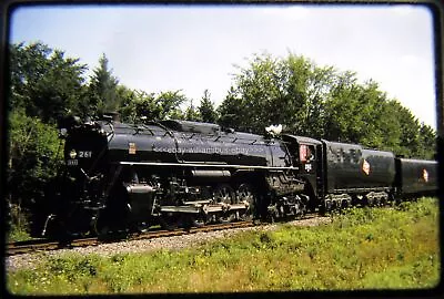 Railroad Slide Milwaukee MILW Steam 261 Tully NY 1995 • $3.25