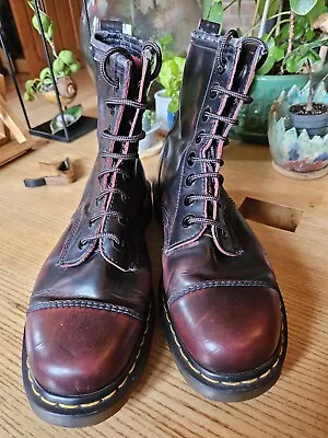 Dr Martens Stitched Toe Boots Size Uk 10 Excellent • £50