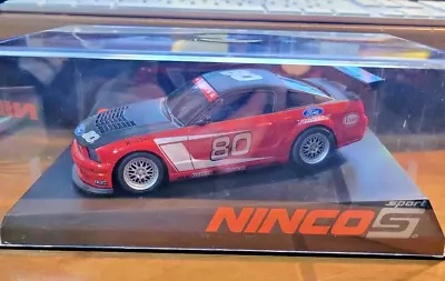 Ninco S #80 Ford Racing Mustang Excellent 1/32 1:32 Slot Car • $42