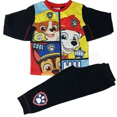 £5.79 • Buy Boys Kids Children Toddler Paw Patrol Long Sleeve Pyjamas Pjs 1 2 3 4 5 Years