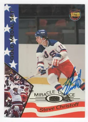 1995 Signature Rookies 1980 Miracle On Ice #8 - Steve Christoff Autograph - TTM • $19.99