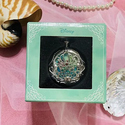 $72 • Buy Disney Ariel Pocket Watch Toreba Exclusive Little Mermaid Princess Japan Blue