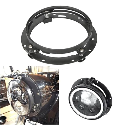 $32.99 • Buy 7  LED Headlight Ring Mounting Bracket For Yamaha V Star 650 XVS650A Classic