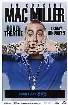 Mac Miller Denver 2015 Concert Poster Colorado • $15