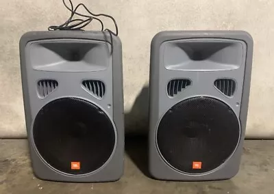 Pair Of JBL EON15P-1 Two-Way 15  Bi-Amplified PA Speaker 180W *READ* • $349.99