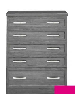 Camberley 5 Graduated Drawer Chest Dark Oak • £139.99