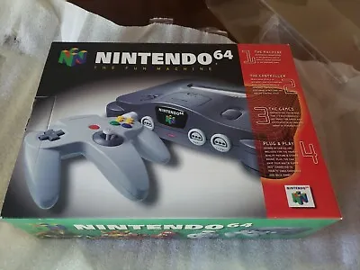 Nintendo 64 N64 Launch Edition Console Brand New Factory Sealed In Box! • $250000