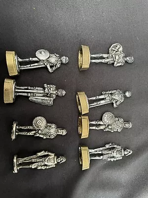 WESTAIR Model Knights In Armour Job Lot Of 8 Metal Mini Figures H4cm Historical • £1.99