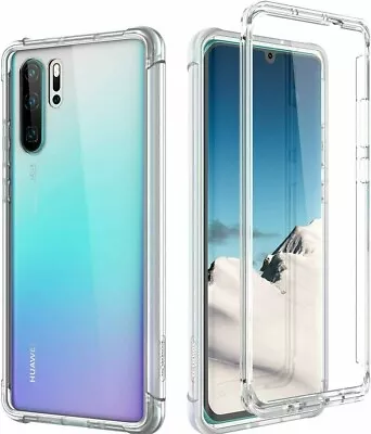 360° Full BODY Silicone Shockproof Clear Soft Case Huawei P30 Pro/P20 Pro/P30 • £3.95