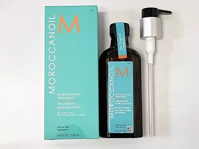 Moroccan Oil Hair Original Treatment Classic Moroccan Oil 3.4oz/100ml With Pump • $28.99