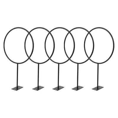 5Pcs Wall Ball Holders Rack Basketball Shelf Football Display Stand With Screws • $21.09