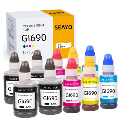 $8.97 • Buy Compatible GI690 Ink Bottles For Canon PIXMA G2600 G3610 G4610 G3600 G4600