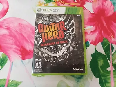 Guitar Hero: Warriors Of Rock ( Xbox 360 2010) - Complete - Tested & Working • $7