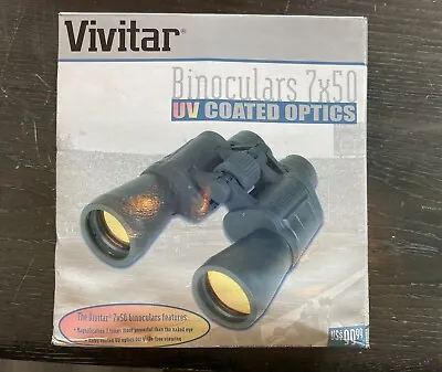 Vivitar Binoculars 7x50 Magnification With UV Coated Optics New • $29.99
