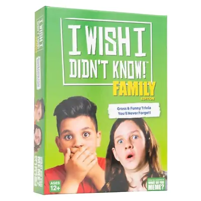 $39.95 • Buy I Wish I Didnt Know Family Edition