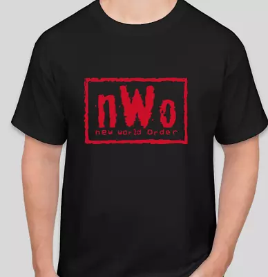 New World Order Shirt NWo Wolfpac  Logo WCW Pro Wrestling T Shirt Tee • $15