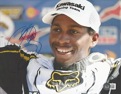 James Bubba Stewart Motocross Ama Supercross Race Icon Signed Beckett Bas Coa • $90.19