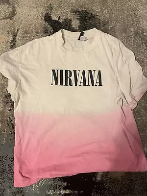 Nirvana H&M Divided T-Shirt Women’s Sz Small 90's Music Tee Collectible  • £4.86