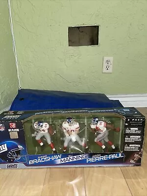 New York Giants NFL 3 Pack McFarlane Set! Bradshaw Manning & Pierre-Paul!!! • $80