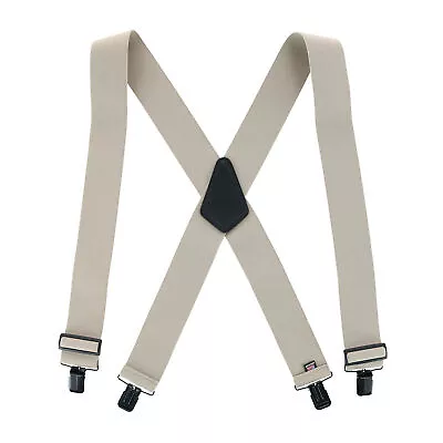 New Perry Suspenders Men's Solid Color X-Back Clip-End Suspenders • $19.94