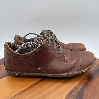 Patagonia Shoes Mens 13 Loulu Casual Oxford Brown Leather Lace Up Flats • $48.29