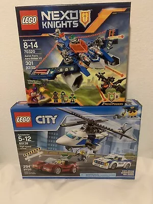 LEGO 60138 & 70320 HIGH-SPEED CHAsE & AARON FOX’S AERO-STRIKER RETIRED • $110