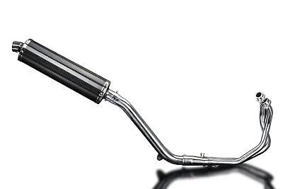Delkevic 2-1 Exhaust Honda CRF1000L Africa Twin 18  Carbon Oval Muffler 16-19 • $465.99