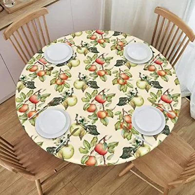 $20.85 • Buy  Elastic Edged Round Fitted Table Cloth Cover, Home Decorative Small Fruit