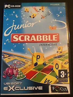 Junior Scrabble Interactive Children's PC Game  CD-ROM • £2.45