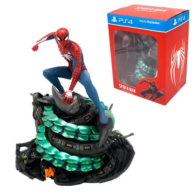 Spider-Man PS4 Game Avenger Statue 18cm PVC Model Figure Toy Collect Gift Marvel • $60.99