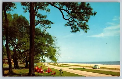 Mississippi - Mississippi  Gulf Coast - US Highway - Vintage Postcard - Unposted • $5.39