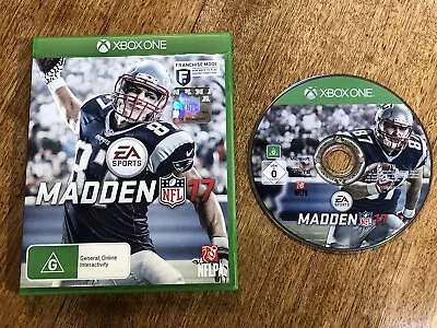 Xbox One MADDEN NFL 17 - SPORTS Game (Vgc/Nm) FREE POST • $11.99