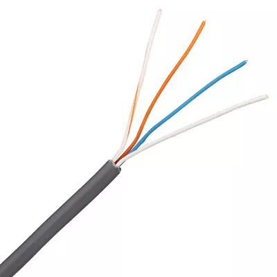 Skyline 4-Conductor 24awg Round Phone Wire 1000ft  Gray • $49.99