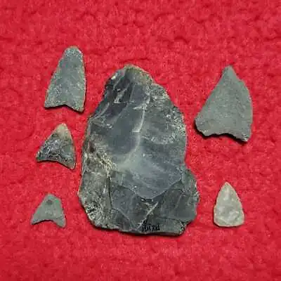 Arrowhead Japanese YAJIRI Stone Tool Nisato Village Gray Color Length 5.5cm Rare • $164.37