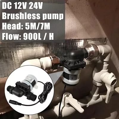 Reliable 1224V Brushless Solar Motor Water Pump For Water Heater And Flow • £20.93