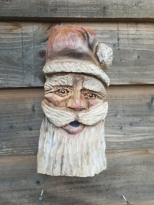 £39.99 • Buy Chainsaw Carved Father Christmas /Green Man / Wood Spirit