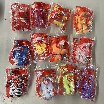 Ty Beanie Babies Happy Meal 25th Anniversary McDonalds 2004 Toys Full Set Of 12  • $29.99